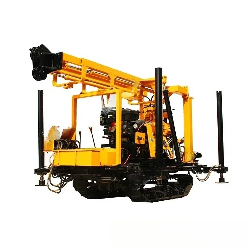 230m Crawler Mounted Hydraulic Support Soil Rock Boring Hole Drill Rig Machine In Philippines