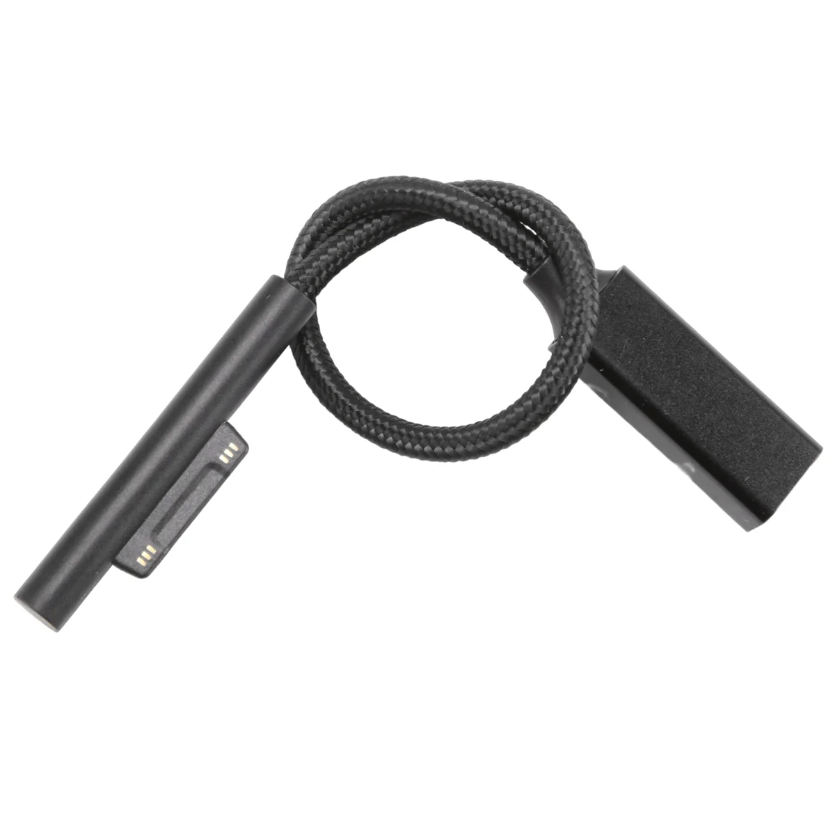 A03V نايلون مضفر للتوصيل السطحي بكابل شحن USB-C لـ Surface Pro7 Go2 Pro6 5/4/3 Surface Laptop Book