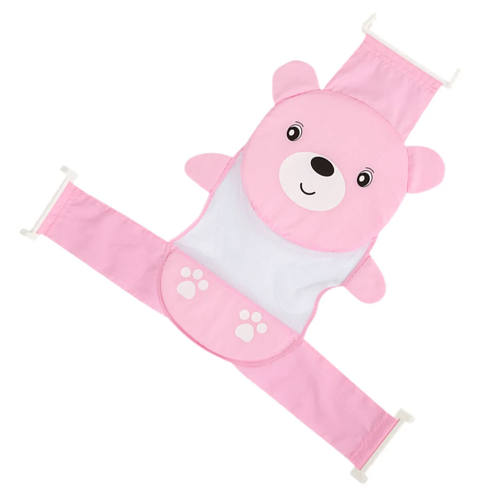 

Сетка для душа для младенцев, регулируемое сиденье для детской ванны, поддерживающая сетка, дышащая сетка, мультяшное моделирование, удобная сетка для детской ванны