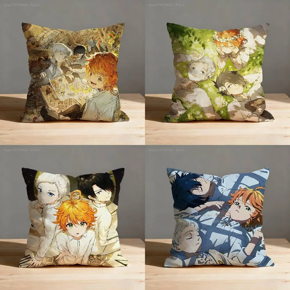 

P-Promised N-Neverland Pillow Case For Sofa Decor Car Office Room Printing Cushion Cover Decorations and Protector