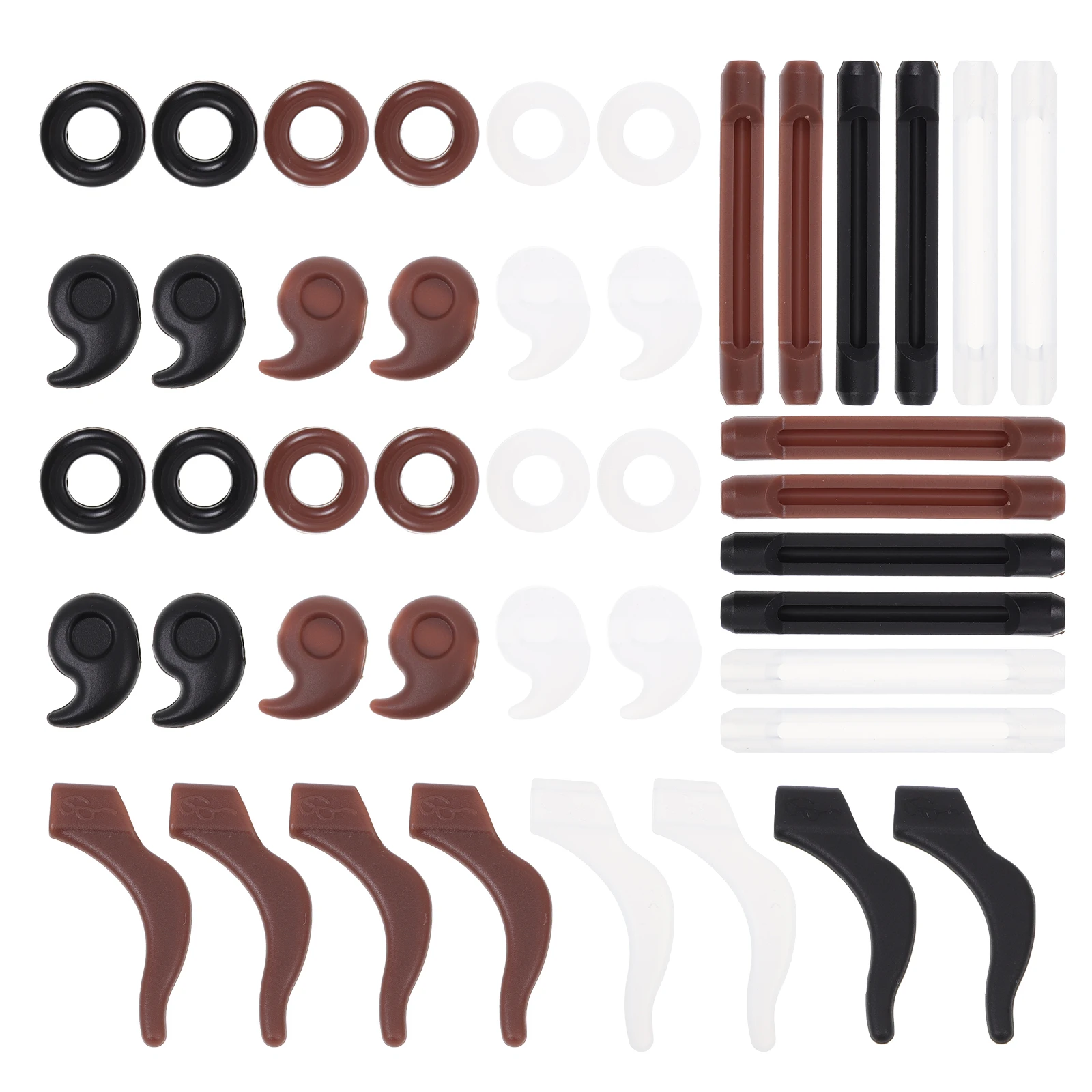 عدم الانزلاق سيليكون نظارات الساق يغطي المضادة للانزلاق الأذن الجوارب لقصر النظر نظارات التجنيب كم النظارات اكسسوارات الرياضة