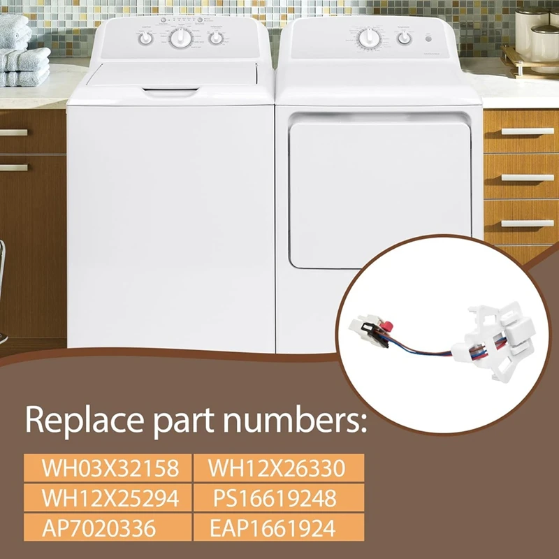 WH03X32158 WH12X26330 Washer Speed Sensor Compatible Machine Replaces WH12X25294 PS16619248 AP7020336 EAP166192