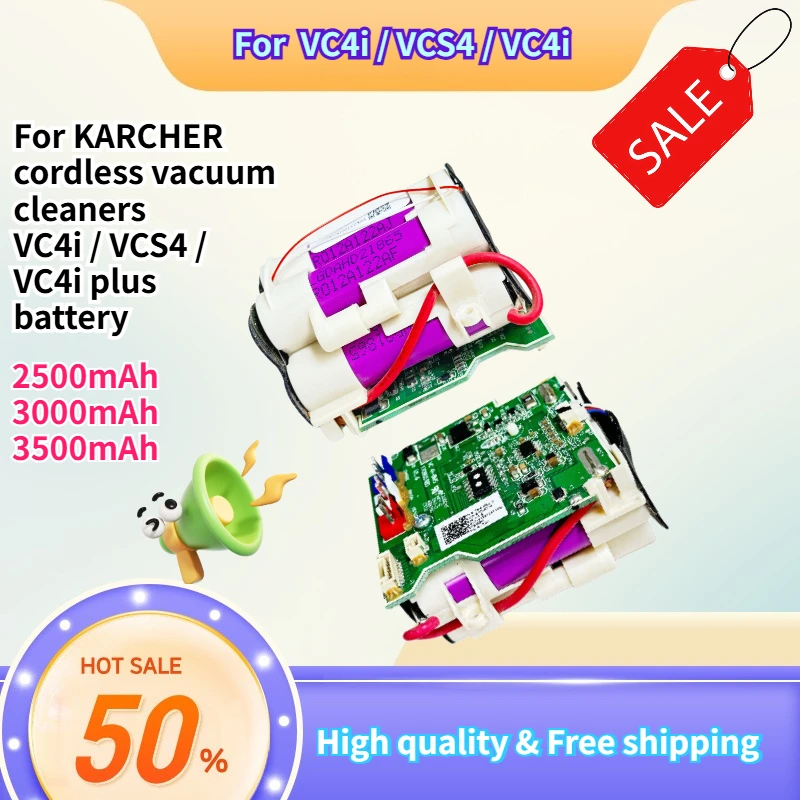 

3500mAh 7.7v Compatible with KARCHER cordless vacuum cleaners VC4i / VCS4 / VC4i plus battery