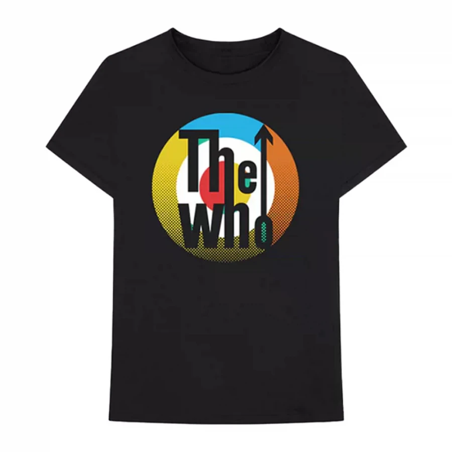 The Who British Rock Punk Vintage Loose-fitting Direct-print Pure Cotton Men's T-shirt, Short Sleeve