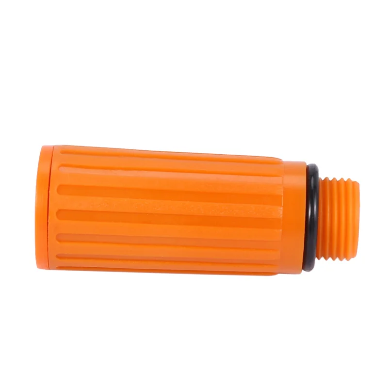 AB47-5 Pcs 16Mm Male Thread Dia Plastic Oil Plug For Air Compressor Orange