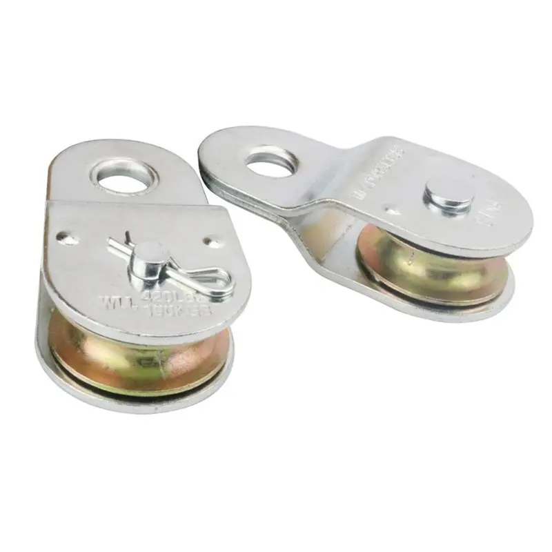 AB41-Fixed Single Pulley, Fixed Eye Steel Pulley 1-1/2