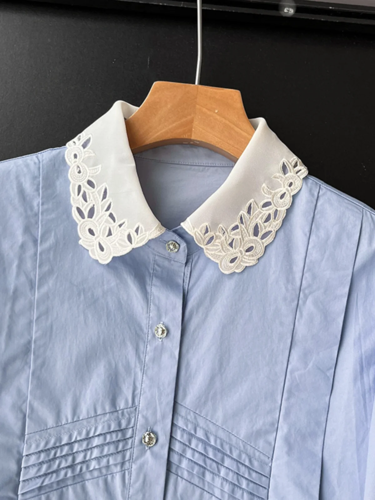 

Ele винтажный женский ort Sve irt с вырезом воротником, дизайн Bubble Sve, летнее модное поступление, Wimigirls, свободный крой