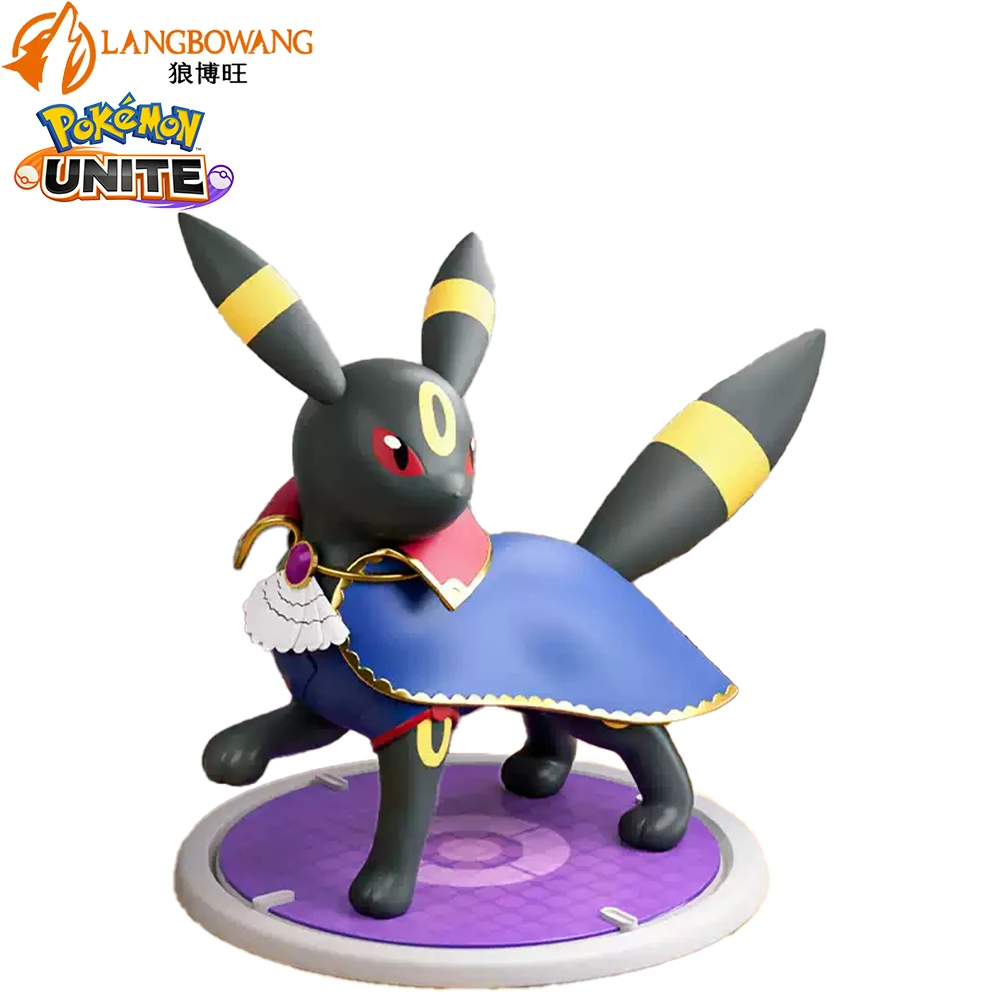 In Stock Original Genuine Langbowang Toys Pokemon Unite Umbreon Game Figures Gifts Decoration Model Toys Birthday Gifts