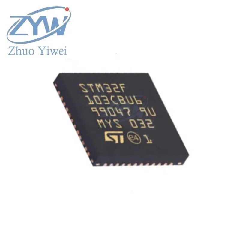 STM32F103CBU6 UFQFPN-48 STM32F STM32F103 STM32F103CBU ARM 72 МГц 128 Кб Cortex-M3 32-разрядный микроконтроллер, новый оригинал