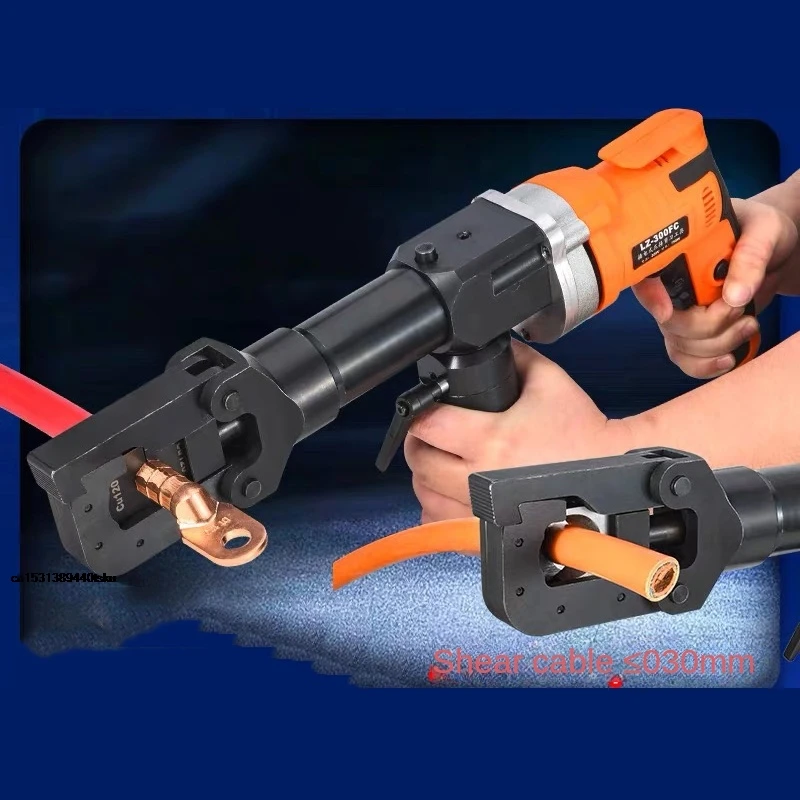 1837 LZ-300FC 2-in-1 electric hydraulic crimp pliers and cable shears – useful for cutting cable shoes 914