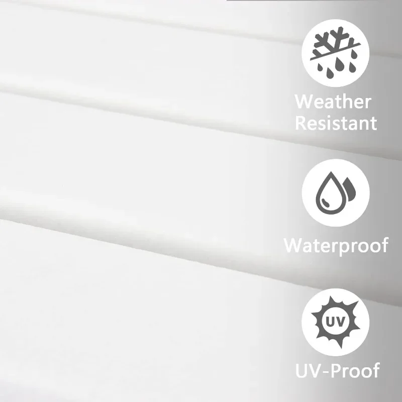 Mesa de patio rectangular grande con tapa de vidrio templado: comedor al aire libre para todo clima y entretenimiento en interiores