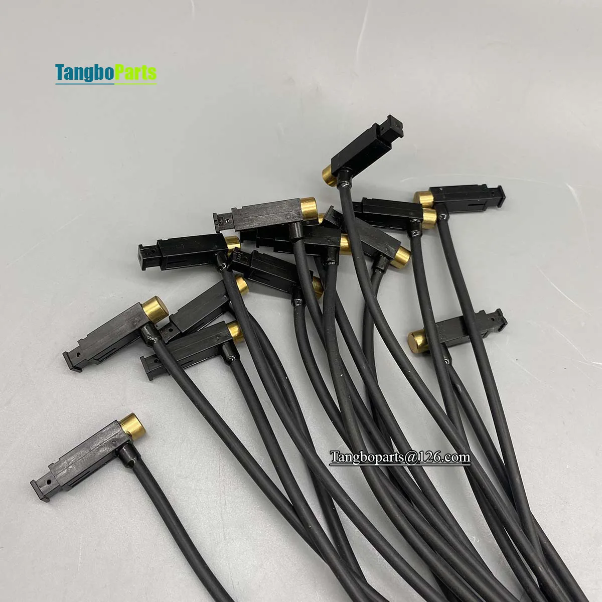20Pcs BBQ Furnace Oven Burner Griiddle Parts 35*8*8mm Electronic Piezo Igniter Piezoelement Ignition With Copper Cap 25cm Wire