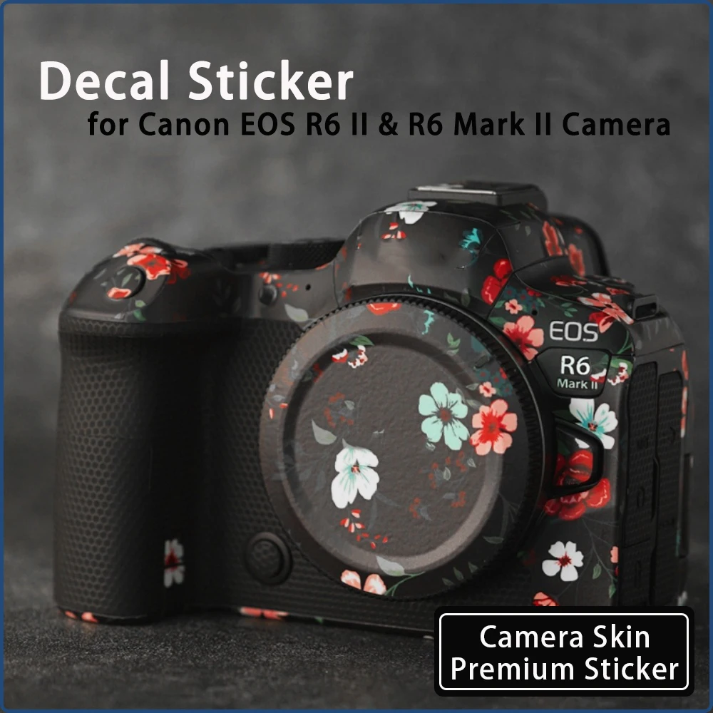 

R62 Decal Skin For Canon EOS R6 Mark II Camera Sticker Wrap R6M2 Camera Skin Protective Film Protector Cover Film R6 II Skin