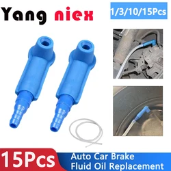 1/3/15Pcs Auto Car Brake Fluid Oil Replacement Tool Clutch Oil Changer Pump Oil Brake Kit Tool Empty Drained Oil Bleeder Repair