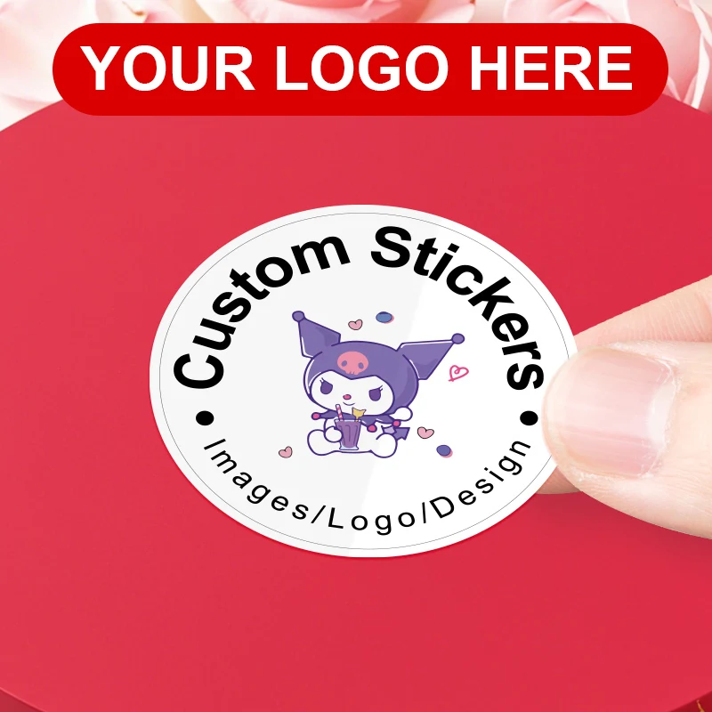 

Sanrio Personalized Waterproof Stickers | Upload Logo/Photo for DIY Room Decor Stickers, Gift Labels & Durable Laptop Decals