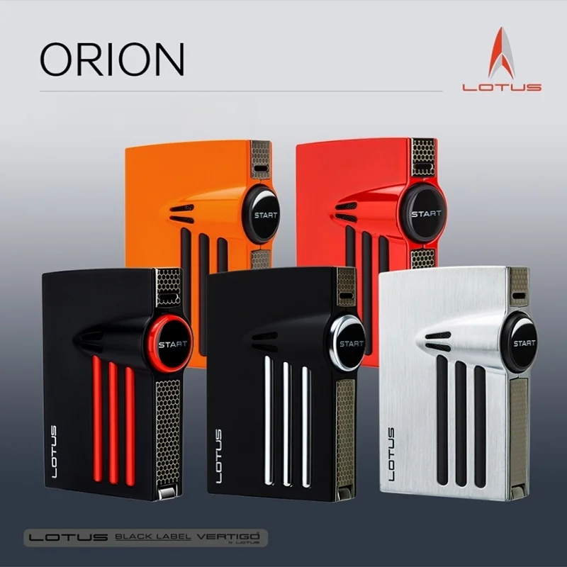 

Fashionable Atmospheric Cigar Lighter Zinc Alloy Material Windproof Double Straight Jet Blue Flame Lighter Men's High-end Gift