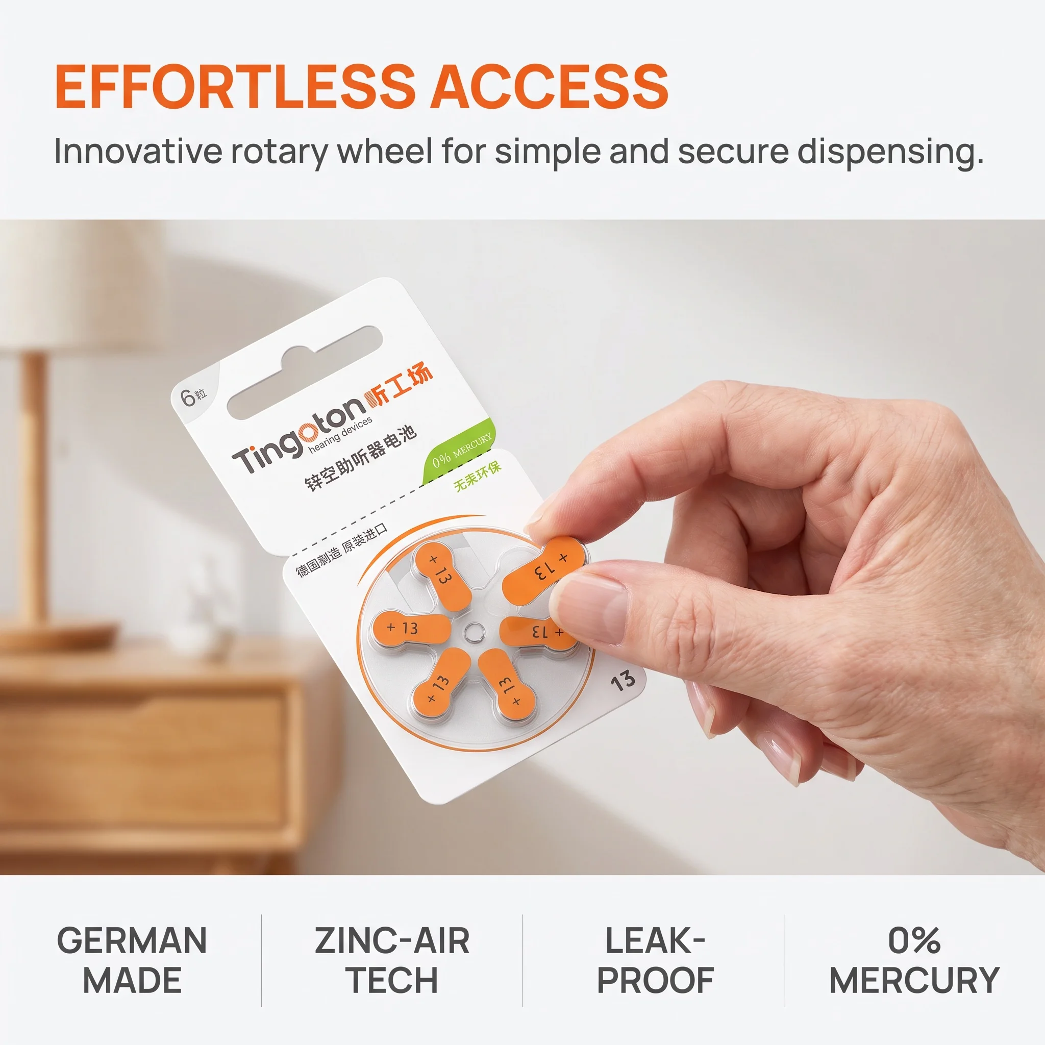 Widex Zinc Air Hearing Aid Batteries 30/60PCS A10 A312 A13 A675 Button Cell Fit BTE ITEHearing Aids Sound Amplifier Replacement