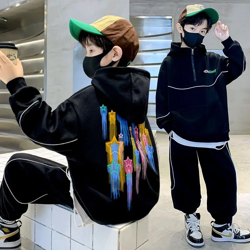 Ensemble de Survêtement - Femme - Léopard - Sweat à Capuche - Pantalon
