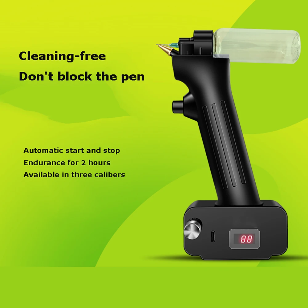 Air Pump No-Clean Cordless External Refinishing Spray Gun Portable Painting Tools Set Electric Model Hand Puppet Airbrush