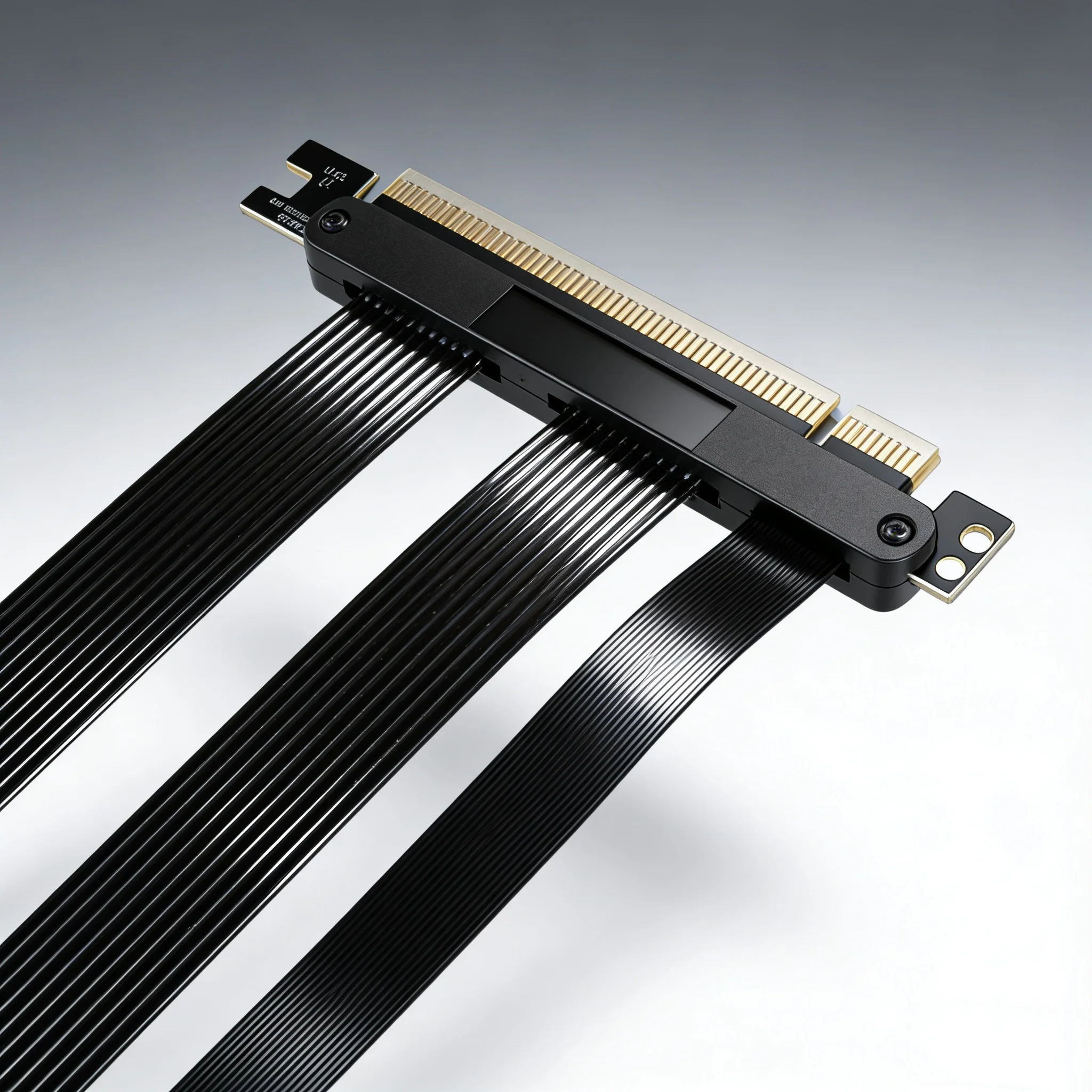 180 Degrees PCIe 5.0 Riser Cable Future Proof for Gen 5 GPU Vertical Mount X16 128GB/s Speed | Compatible with PCIe 4.0 & WRX80S
