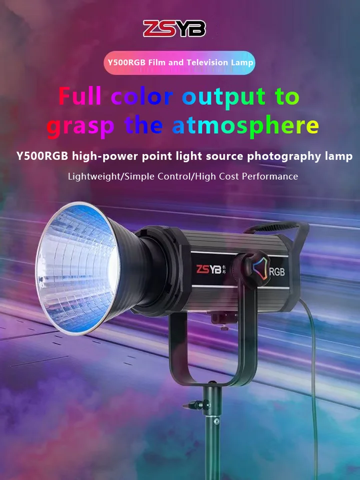 ZSYB Y500RGB Y500 RGB LED Photography Light 3200K-5600K