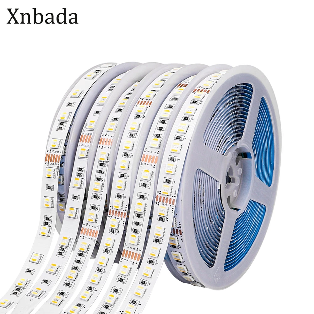 

5M 5050 5IN1 RGBCCT RGBWW LED Strip Lights RGB+W+WW RGBW RGBWW 2700K - 6500K Flexible Led Tape Light 6PIN 60/96Leds/m DC12V/24V