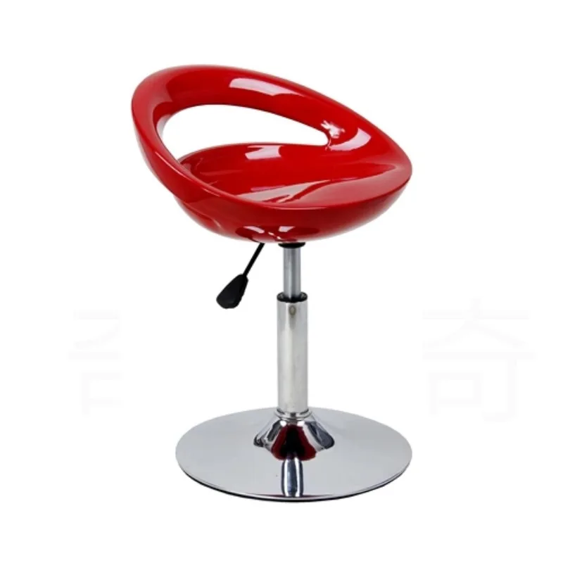 Huishoudelijke Lift Roterende Plastic Computer Stoel Eenvoudige Ijzeren Rugleuning, Stoel Ronde Verstelbare Kruk Aj05