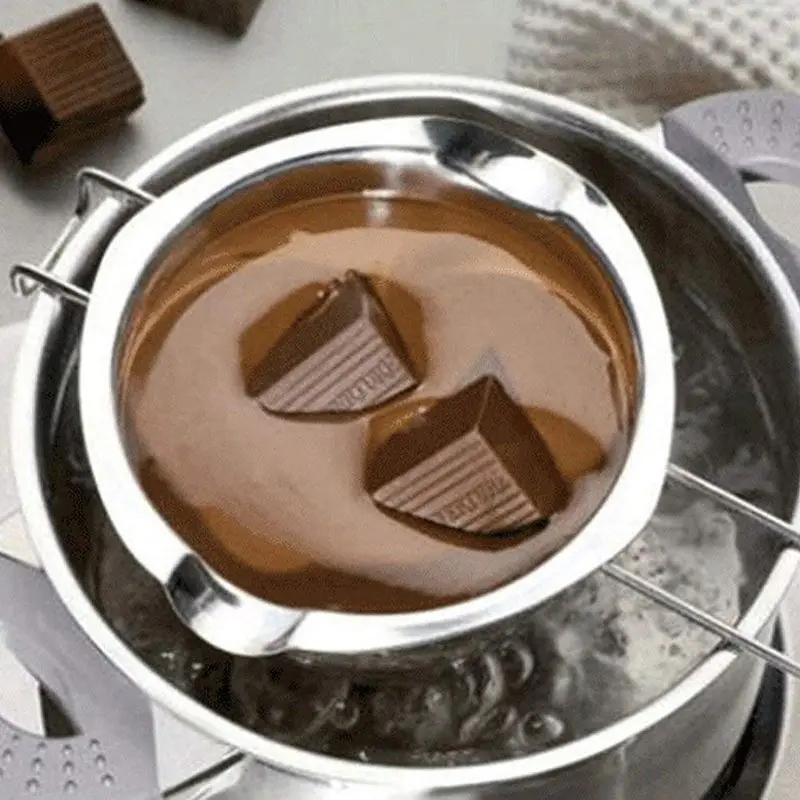 Wax Melting Pot Metal Double Boiler Universal Insert Non-stick Easy Cleaning for Butter Chocolate Cheese Caramel  Melt DropShip