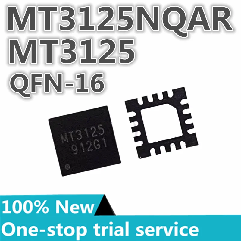 5-100pcs %New MT3125NQAR silkscreen MT3125 QFN-16 5V 6A synchronous buck converter chip