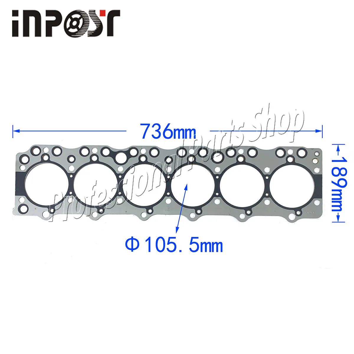 

6BD1 6BD1T Cylinder Head Gasket For Isuzu Engine