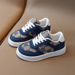 Nuove scarpe da ginnastica per bambini Scarpe da tennis per bambini primaverili Tendenza Moda Scarpe sportive da ragazzo Calzature da passeggio con suola morbida antiscivolo per bambini