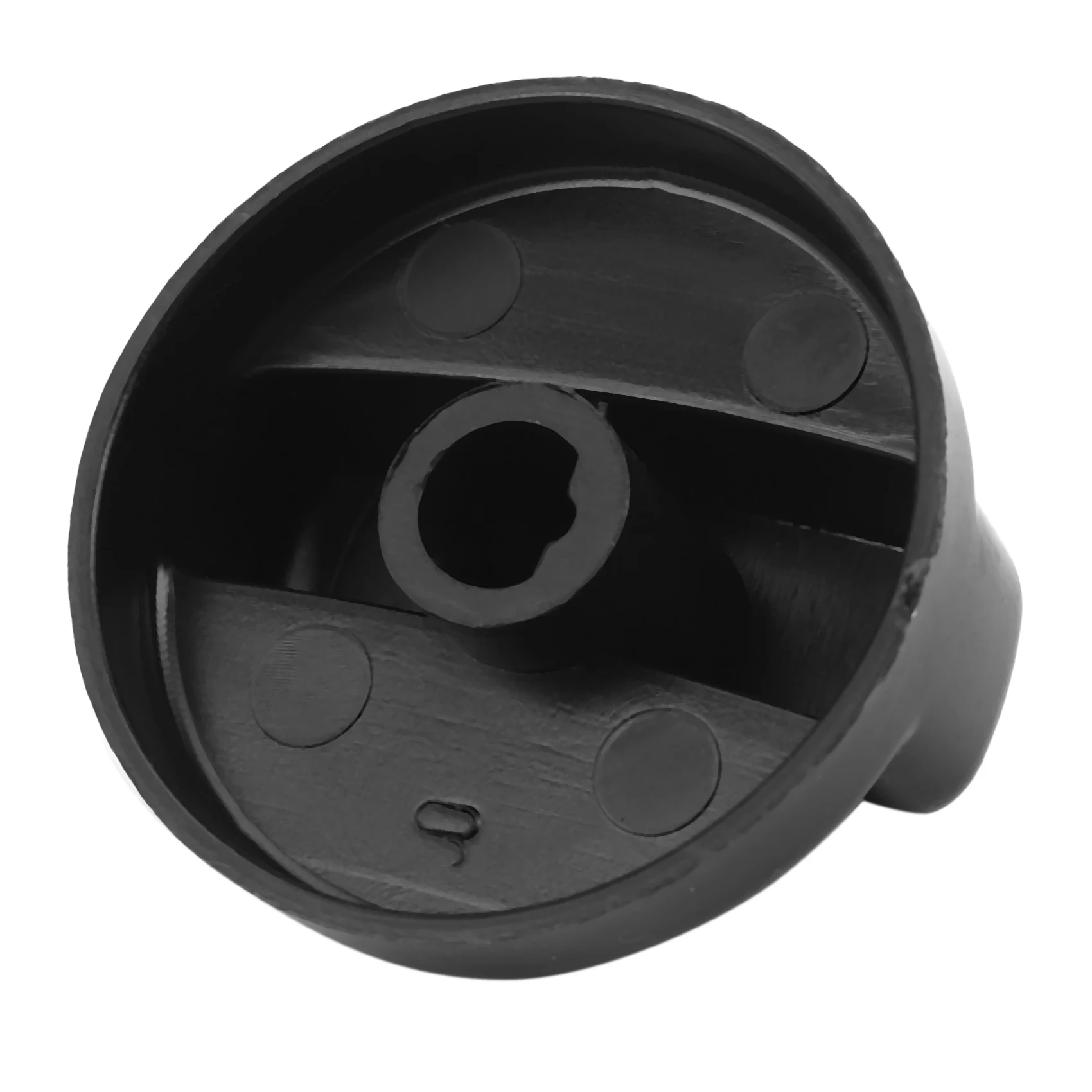Kitchen 44 mm Diameter Plastic Black Button Switch for Gas Cooktop 4