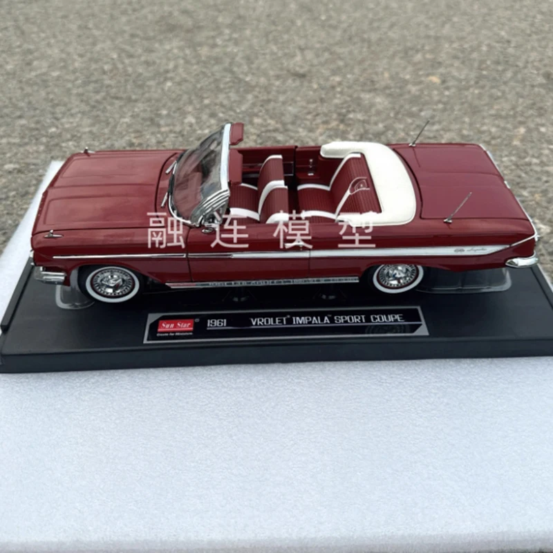 

SunStar масштаб 1:18 Impala трансформируемый сплав имитация модели автомобиля статическая коллекция украшенные праздничные подарки игрушки сувенирный подарок