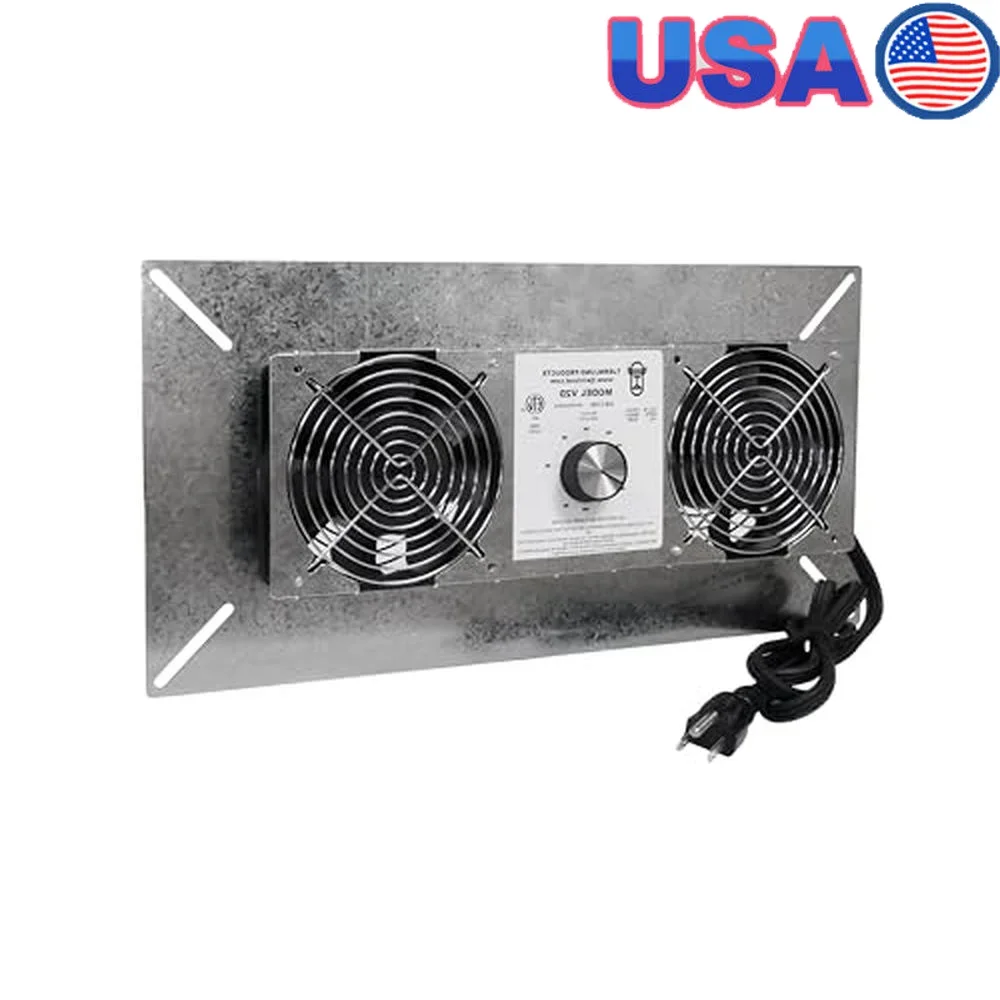 

Вентилятор V2D Underaire для ползания, вытяжной вентилятор, снижение влаги, термостат 220 CFM, осушитель, шнур питания, легкая стойка