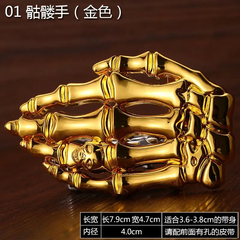 Divers modèles d'animaux en alliage pour hommes, boucle de ceinture lisse, pantalon de taille, accessoire de boucle de 3.8cm pour hommes