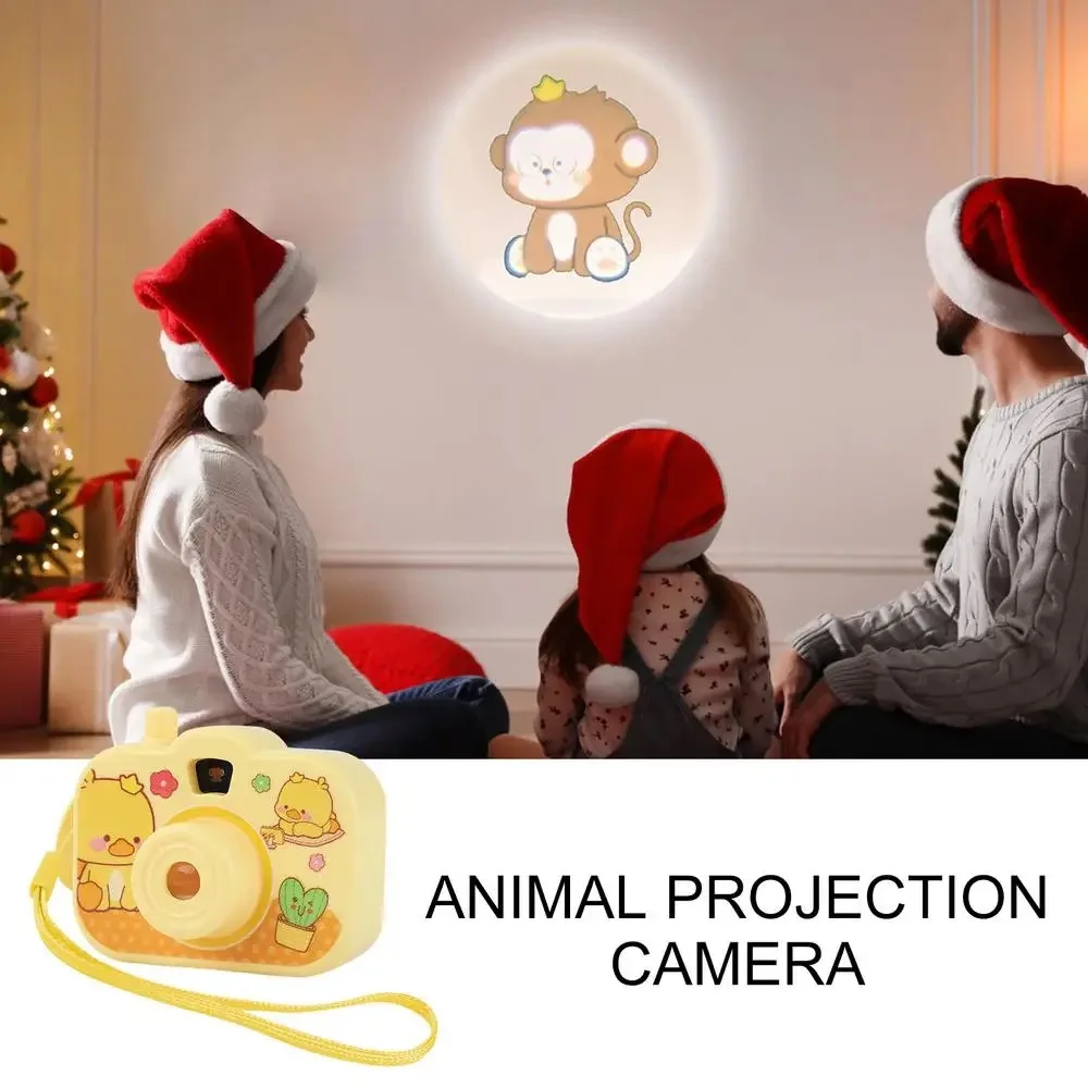 1 peça nova câmera de projeção de 4 cores brinquedo animal imagem sala projetor brinquedo divertido brinquedos quebra-cabeça brilhante brinquedos cognitivos (pequeno)