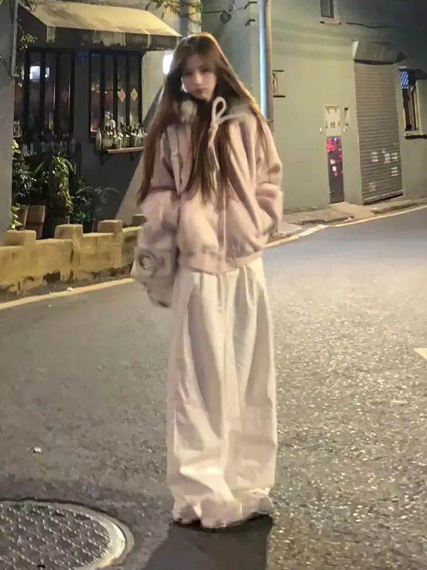 

Korean Sle Women's Woolen Coat Hat Inteated Soft Sle Age Reduction Beautiful Unique Long Sve Button up Casual Coat