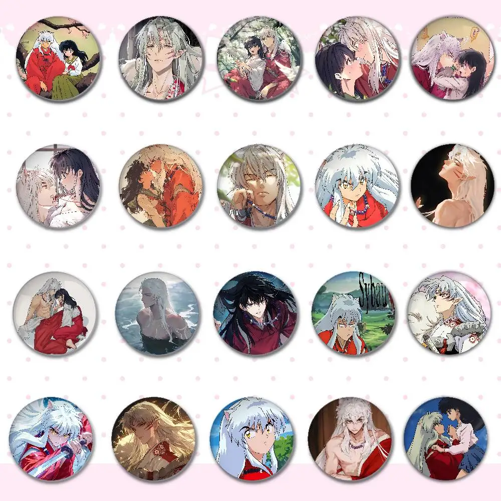 Amine I-Inuyasha-S Badge Pins For Friend, Backpack, Clothing, Collectible Accessories, Jewelry Gift