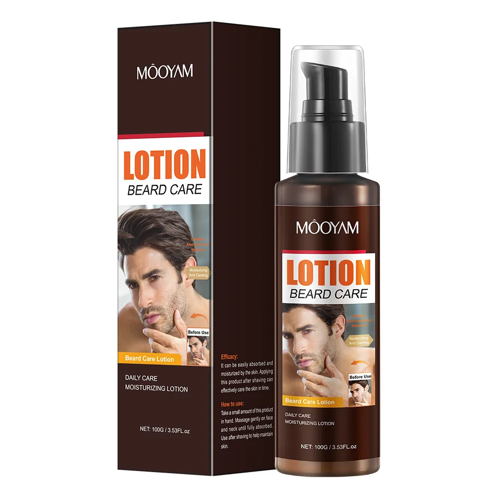 Beard Care Aftershave Lotion Beard Care Lotion Men's Shaving Repair Lotion Moisturize The Skin After Shaving