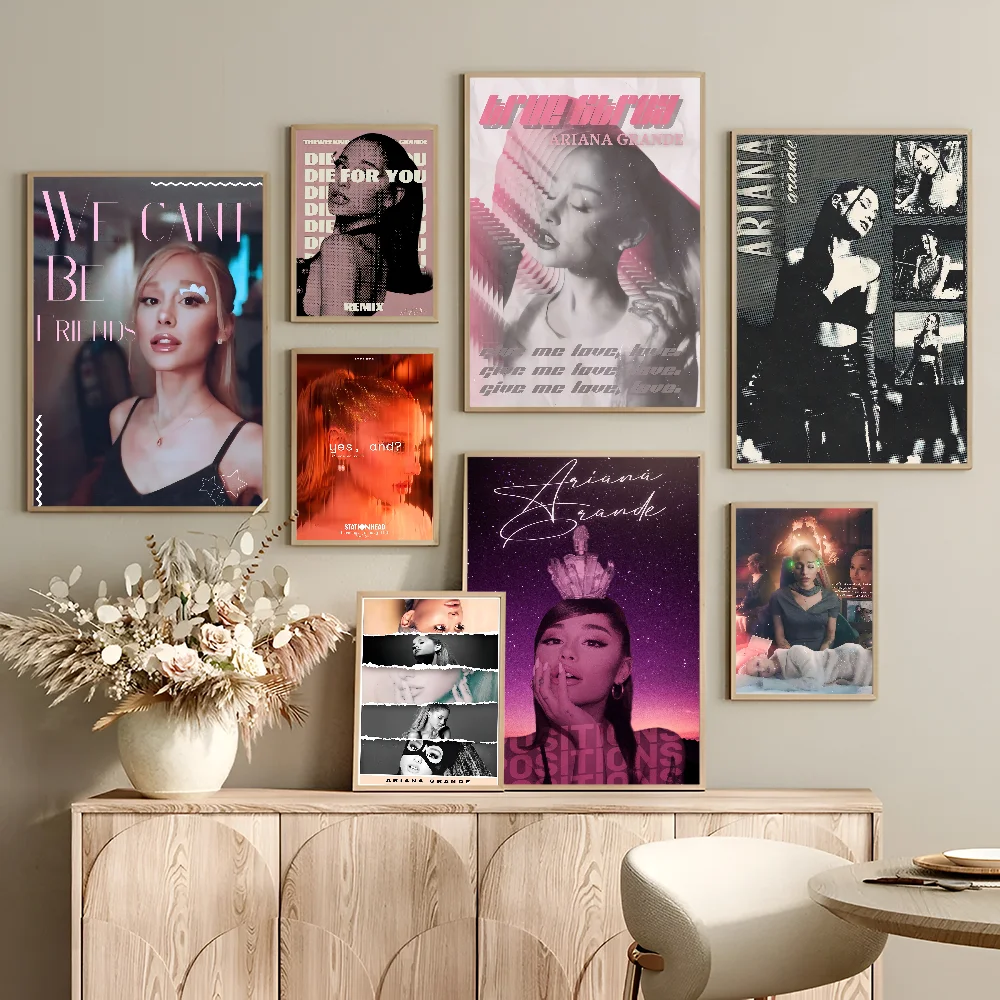 Singer A-Ariana G-Grande Good Quality Prints And Posters HD Quality Poster Wall Art Painting Study Home Decor