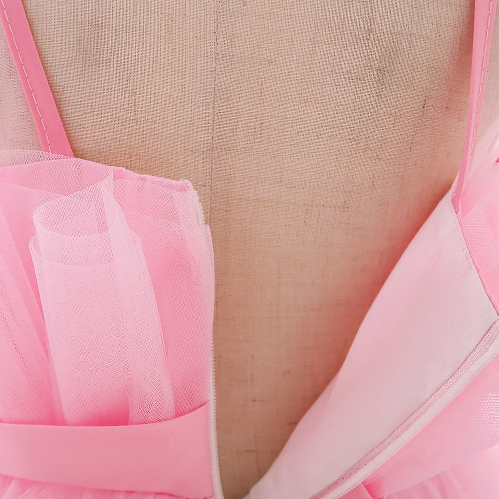 Kleinkind Halloween Party Baby Mädchen Kleid Schleife 1. Geburtstag Hochzeit Prinzessin Ballkleid Mädchen Karneval Brautjungfern Weihnachtskostüm – Detail 19
