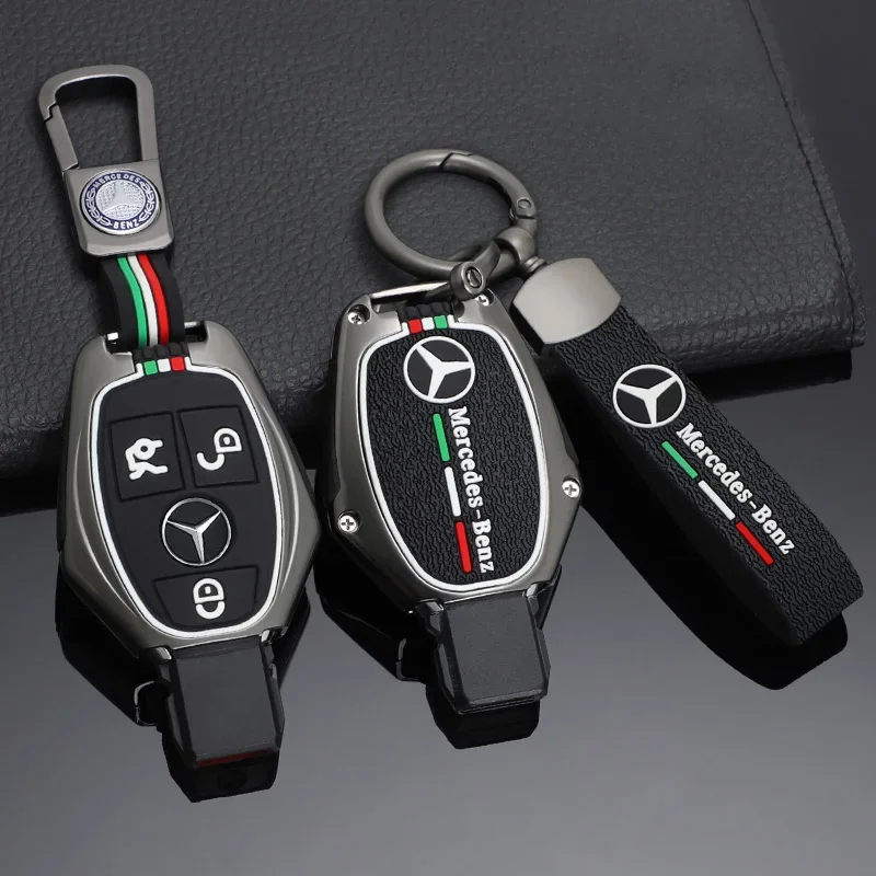 Car Key Case Cover Protector Holder Shell For Mercedes Benz A B C E Class GLS GLA GLK GLC CLS CLA AMG W204 W205 W212 W463 W176