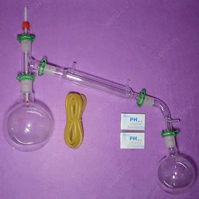 

1000ml,24/40,Glass Distillation Apparatus,New Lab Vacuum Distill Glassware Kit