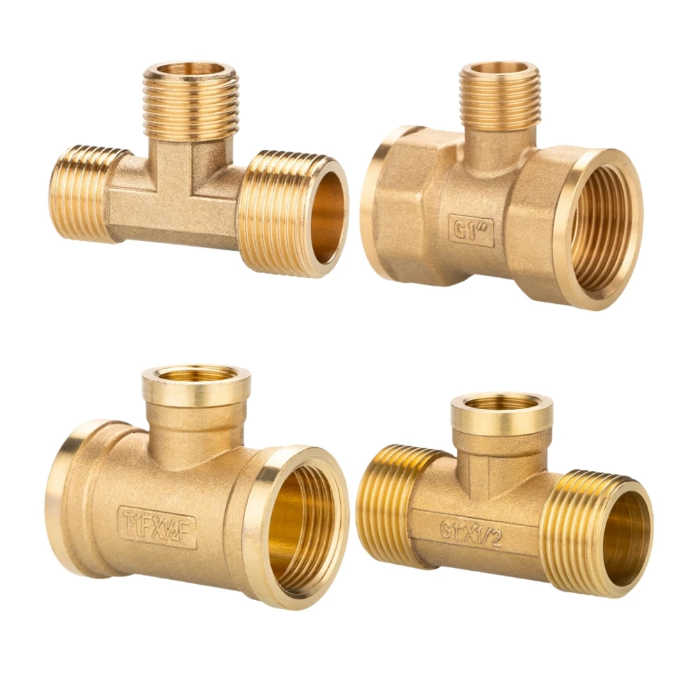 Reducing Tee Connector Male/Female Thread 1/2