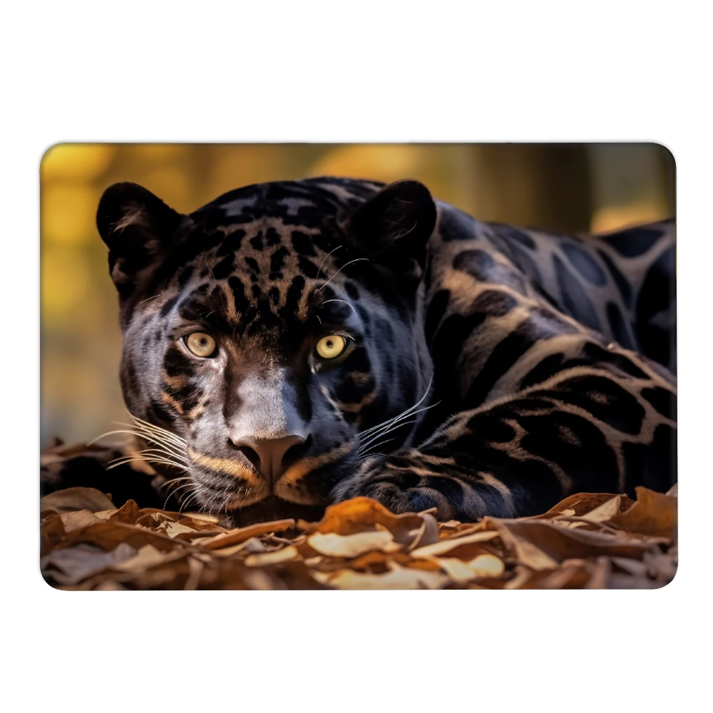 Leopard Print Laptop Case for MacBook Air 13 M1 2020 Model A2337 Cover for MacBook Pro 13 M1 M2 M3 14 15 16 M4 Pro Max Case