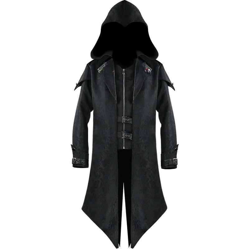 واي جديد القرون الوسطى لoween المرقعة Jaet للرجال ريترو Sle منتصف القرن تصميم العرقية المرحلة زي السيدات Faion