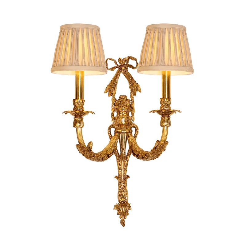 

European luxury retro villa living room bedroom bedside corridor aisle