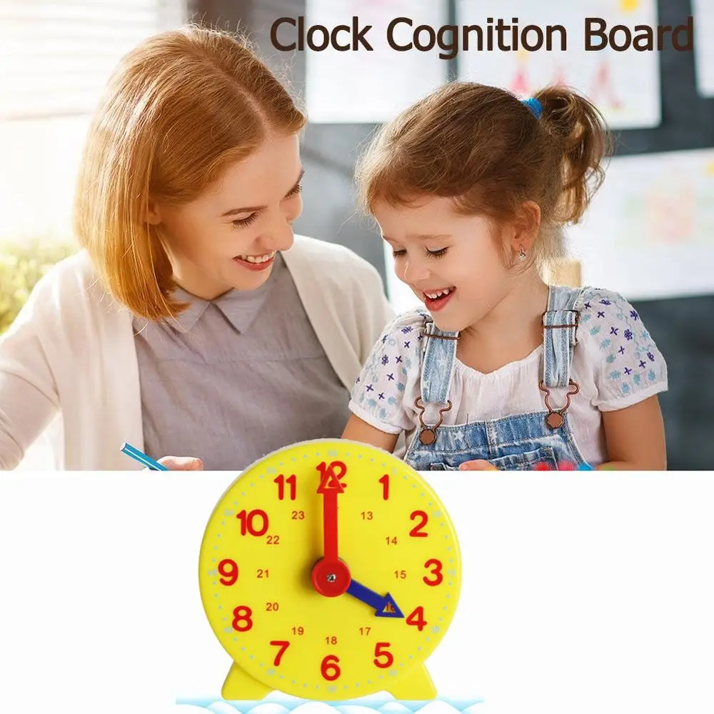 Reloj de engranaje Montessori creativo para niños, juguetes educativos, reloj de aprendizaje para estudiantes, modelo cognitivo