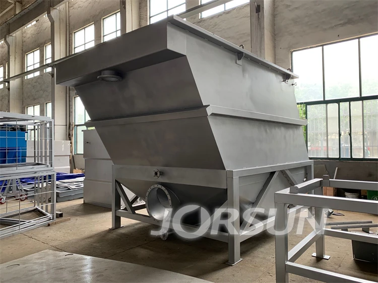 Clarificatore Lamella del serbatoio di sedimentazione per purificazione dell'acqua per la linea di riciclaggio di lavaggio in plastica