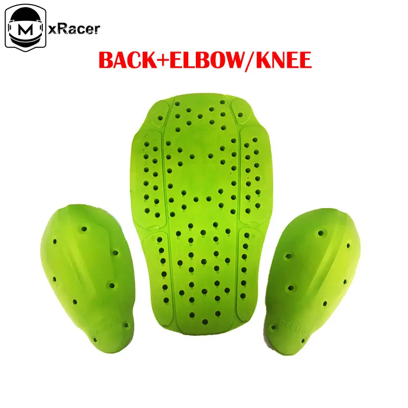 Moto Cross Motorcycle Back Elbow Knee Shoulder Protector Jacket Insert Gear Armor Motocross Racing CE Protect Protection Pad